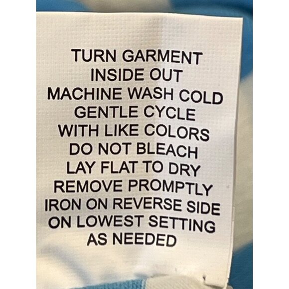 NY Collection Blue White Stripe Ruffle Sleeve Top Extra Large XL Round Neck New - Picture 8 of 8